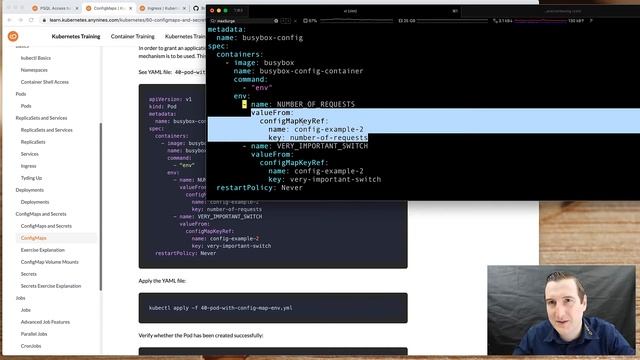 Kubernetes Training #39 | Kubernetes · ConfigMaps & Secrets – ConfigMaps Part 2 смотреть онлайн