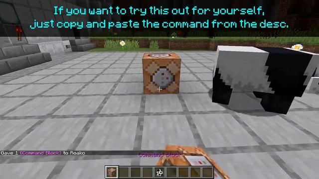 How to change into any mob in Minecraft 1.15.2! [One Command Creation] смотреть онлайн
