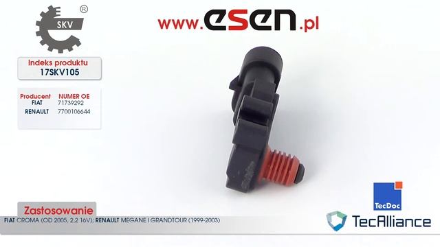 MAP Sensor Fiat Croma, Renault Megane I GrandTour OE 7700106644 смотреть онлайн