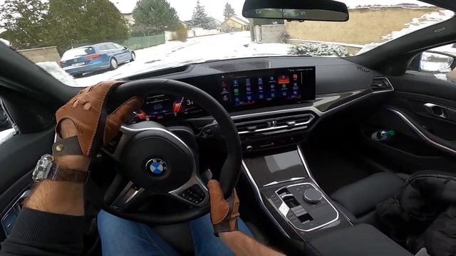 2022 BMW M340d XDrive | POV Test Drive | Snow