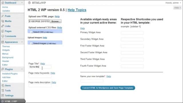 Convert HTML to Wordpress without Programming Knowledge смотреть онлайн