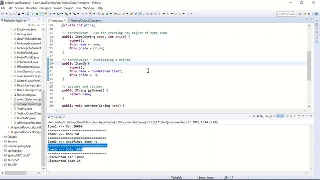 Java Tutorial Lesson 0028 - Method Overloading and Called by Reference смотреть онлайн