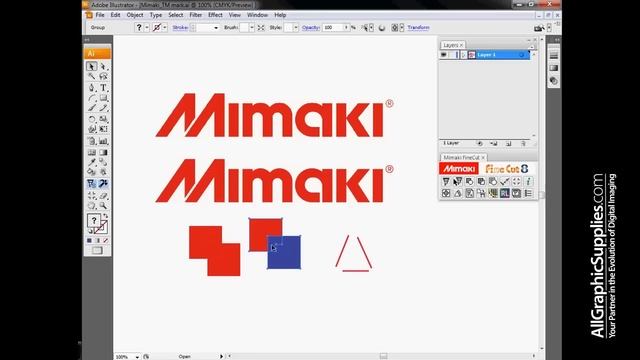 Mimaki CJV30 Series Print & Cut Software Overview - All Graphic Supplies смотреть онлайн