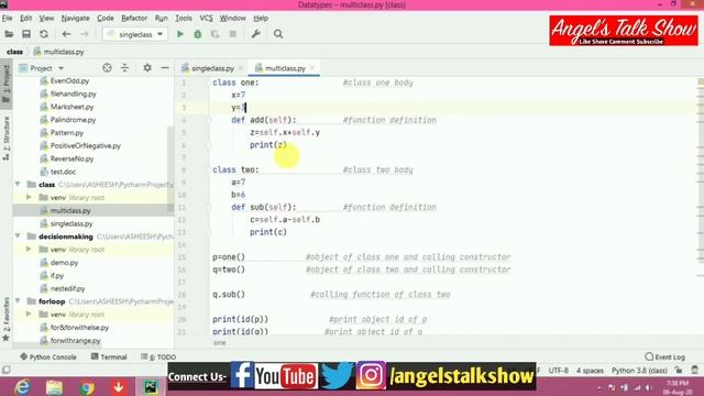 Classes & Objects In Python | Class In Python | Python Classes & Objects | Object In Python In Hind смотреть онлайн