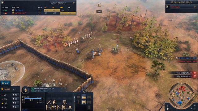 Age of Empires 4 - Grubby vs IAmMagic - Pro Casted Game смотреть онлайн