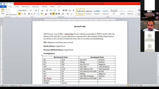 Acute HBV Infection, HCV Coinfection -By Dr. Yasir Abbas Zaidi (In Collaboration With PSH)