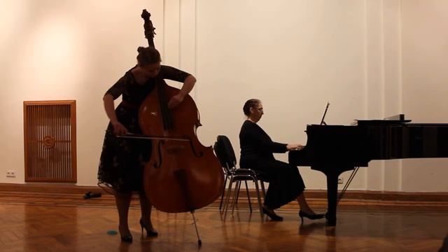 Giovani Bottesini Concerto №2 (II part) - Alexandra Lukianova смотреть онлайн