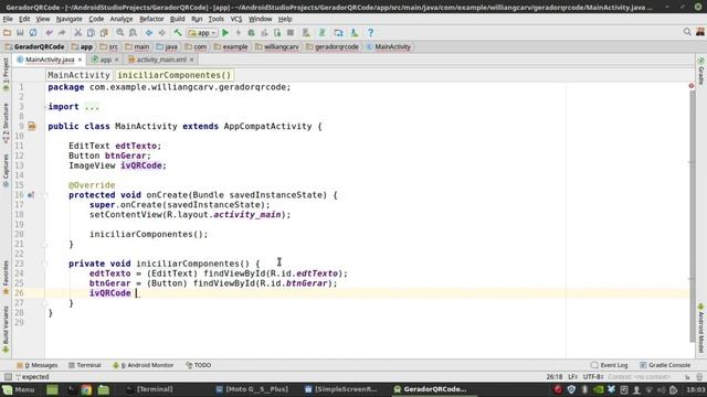 Aula 70 - Gerador de QR Code - Android Studio смотреть онлайн
