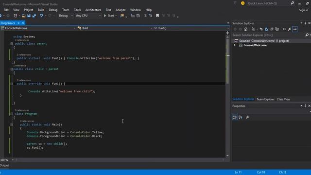 C# Course in arabic #25 diference between override and hiddding methods смотреть онлайн