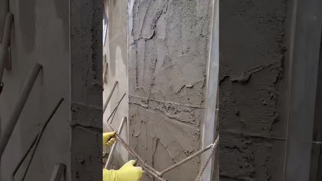 Выравнивание цементной стены