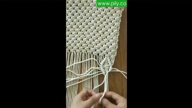 pily. co Live macrame wall hanging tutorial easy смотреть онлайн