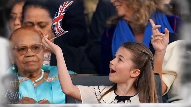 Careful, Charlotte! Princess Almost Takes Tumble in Royal Box at Coronation Concert @TheRoyalInside смотреть онлайн