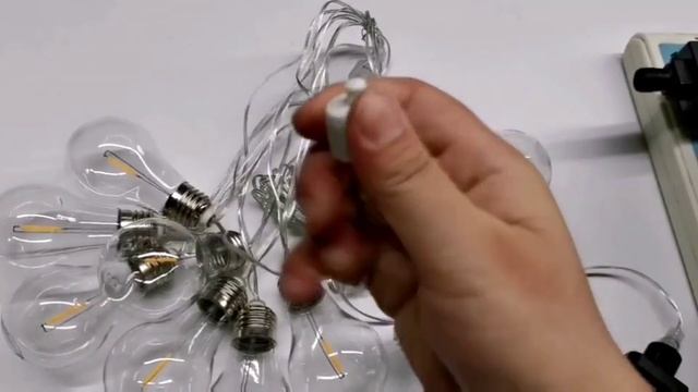 Wendadeco  Filament Vintage Patio Lights Outdoor Fancy A19 String Lights