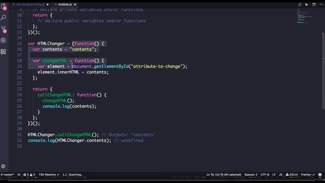 Module pattern in Javascript Design Pattern #71 смотреть онлайн