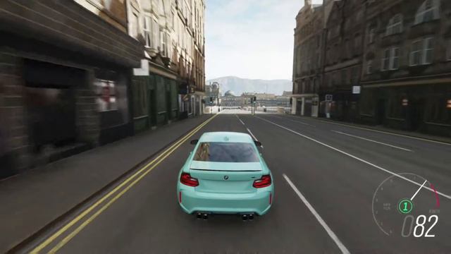 Driving around Edinburgh with BMW M2 V10 in Forza Horizon 4 смотреть онлайн