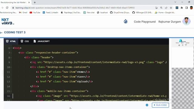 Mock Tests | Coding Test 3 | FLEXBOX | NxtWave | CCBP 4.0 смотреть онлайн