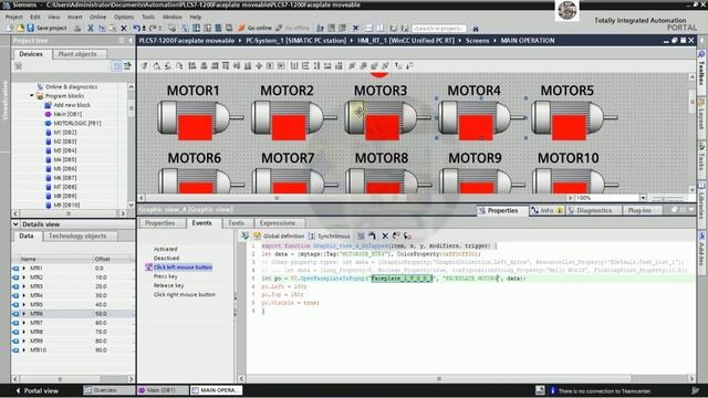 TIA Portal V18 WinCC Unified moveable faceplate tutorial| TIA Portal V18 Unified| PLC S7-1200 part- смотреть онлайн