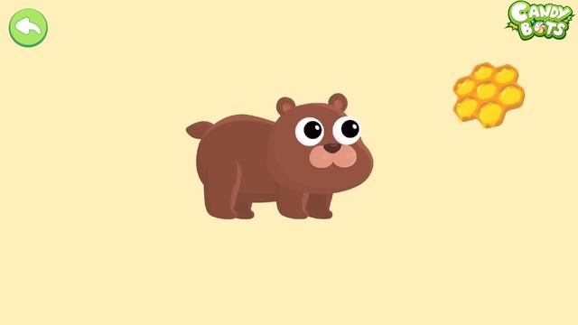 Candybots Animals - Learn Name And Animal Sound - Apps For Kids