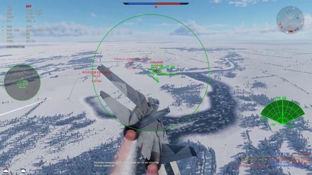 Super clean triple kill (IR, SARH, Guns) | War Thunder смотреть онлайн