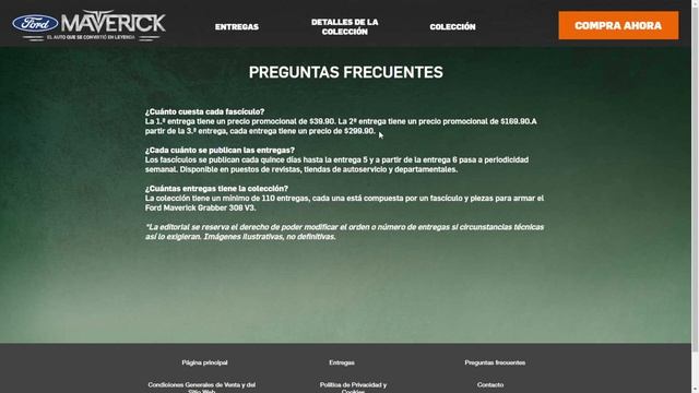 NUEVA COLECCION FORD MAVERICK ESCALA 1/8 DE SALVAT MEXICO смотреть онлайн