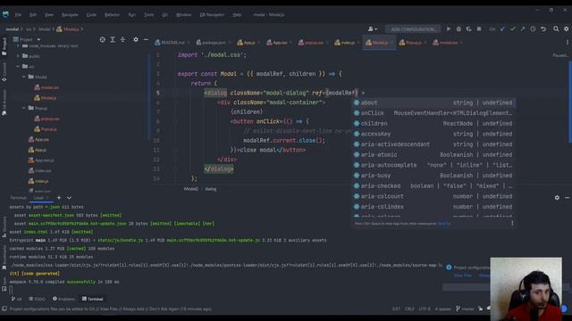 React.js, ստեղծում ենք Modal և Popup՝ dialog-ի օգնությամբ смотреть онлайн