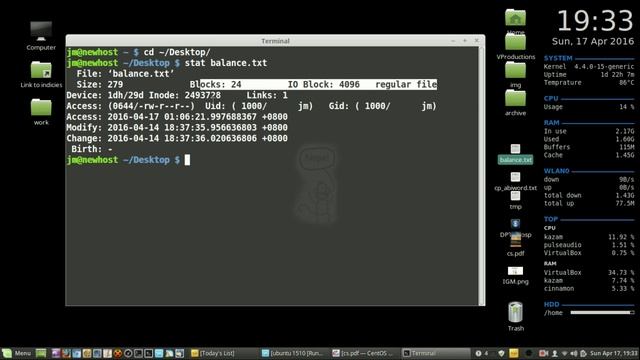 TerminalLab: the STAT command смотреть онлайн