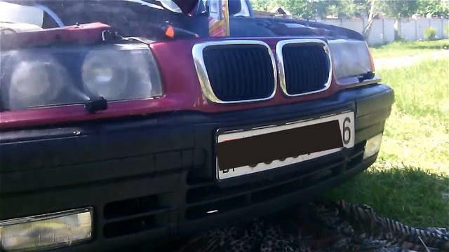 BMW e36 Проверка форсунок омывателя фар смотреть онлайн