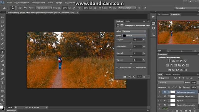 Adobe Photoshop CS6 #Выборочная коррекция цвета; Радиальное размытие смотреть онлайн