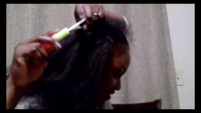 How to install invisible part crochet w/ Cuban Twist & Batik Reggae Braid.. смотреть онлайн