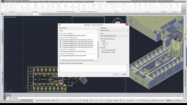 MagiCAD 2015.11 for AutoCAD - Intelligent project packaging смотреть онлайн