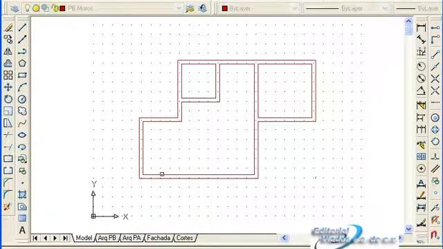 01 Primer Ejercicio CURSO AUTOCAD 2005 3D смотреть онлайн
