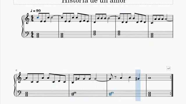 Piano - Historia De Un Amor