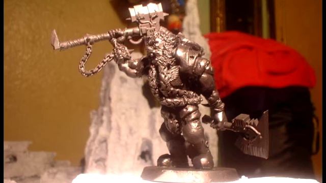 finished conversion of my Wulfen lord from WD free miniatures смотреть онлайн