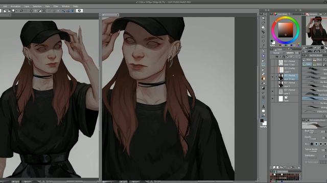 Speedpaint (CLIPSTUDIO) Self-portrait 2019 смотреть онлайн