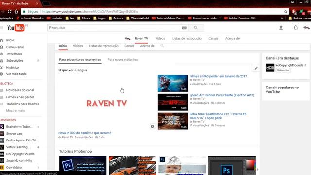 Como colocar trailer num canal youtube 2017 смотреть онлайн