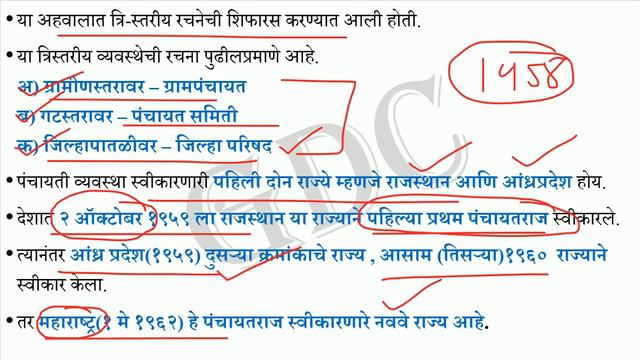 Indian Polity Part-22 || Panchayat Raj for UPSC/MPSC, CDPO, PSI, STI, ASO смотреть онлайн