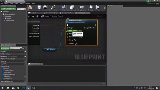 Making Your First Game in Unreal Engine 4 // 3-5 Door Animation смотреть онлайн