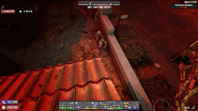 EPIC 7 Days to Die Day 1400 Horde vs House POI Chaos W/ @Steve_1945 Alpha 21 Horde Base Challenge смотреть онлайн