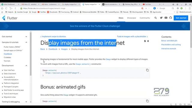 Flutter in Hindi || Display image from internet || Lec # 13 смотреть онлайн