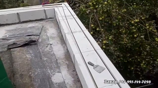 Кладка пеноблоков