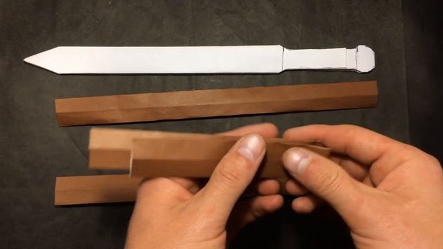 Как сделать меч из бумаги. Оружие из бумаги. How to make a Paper Sword. Paper Weapon. смотреть онлайн