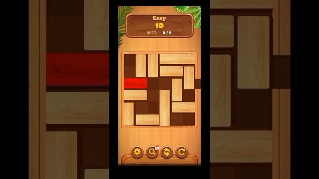 Unblock Sliding Block Puzzle Gameplay Easy Level 10 #shorts смотреть онлайн