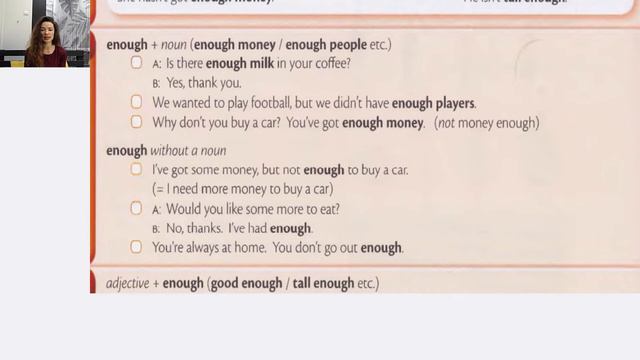 Essential Grammar in Use | Unit 91 enough смотреть онлайн
