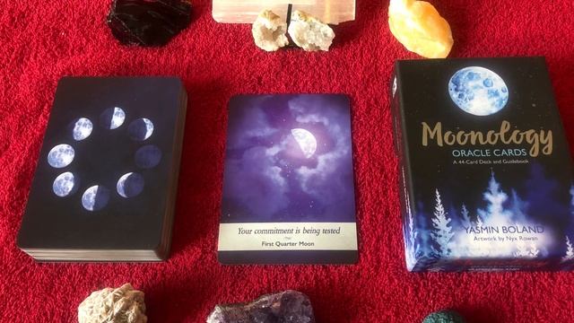 Moonology Oracle Deck, First Quarter Moon ? Your Commitment Is ….. guide book audio description смотреть онлайн