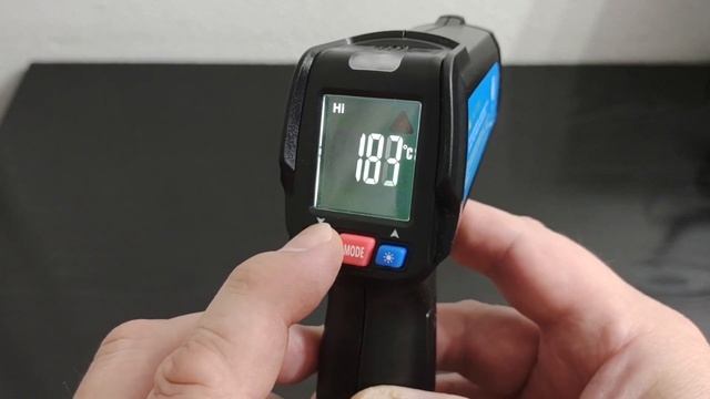 Pistola de temperatura láser -50°C ～ +580°C смотреть онлайн