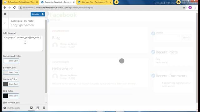 Wordpress website,like facebook,with free resource смотреть онлайн