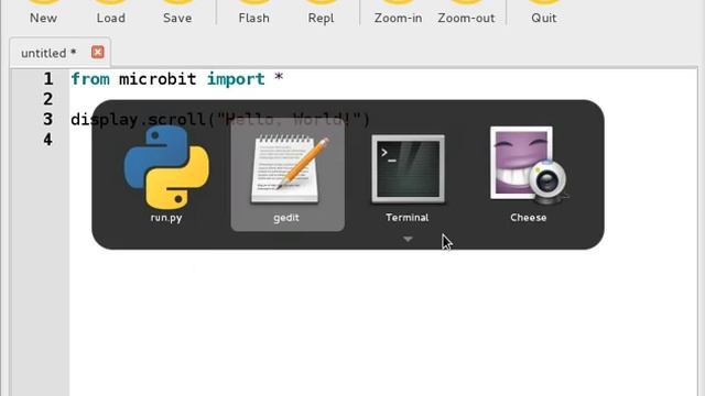 The "Mu" MicroPython editor for the BBC micro:bit смотреть онлайн