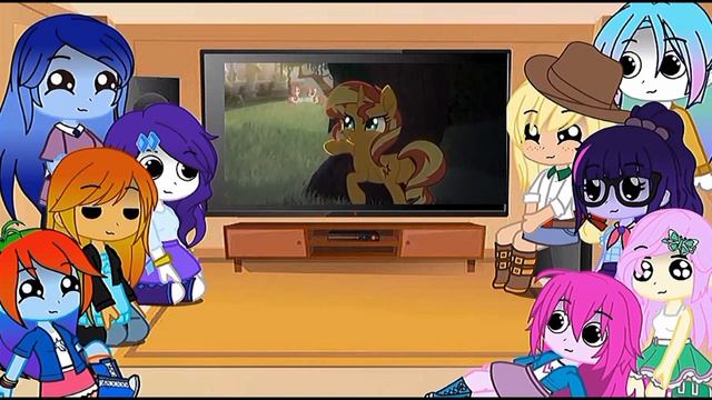 Equestria Girls react to Fall of Sunset Shimmer || FINALE || PumpyCat смотреть онлайн