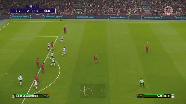 Liverpool v Benfica Champions League 2021/22 2nd Leg PES 2021 смотреть онлайн