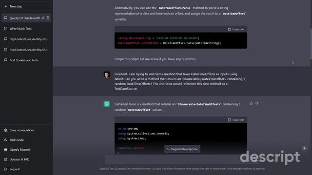 ChatGPT Example: Tell Me Syntax, Generate Unit Test Data смотреть онлайн